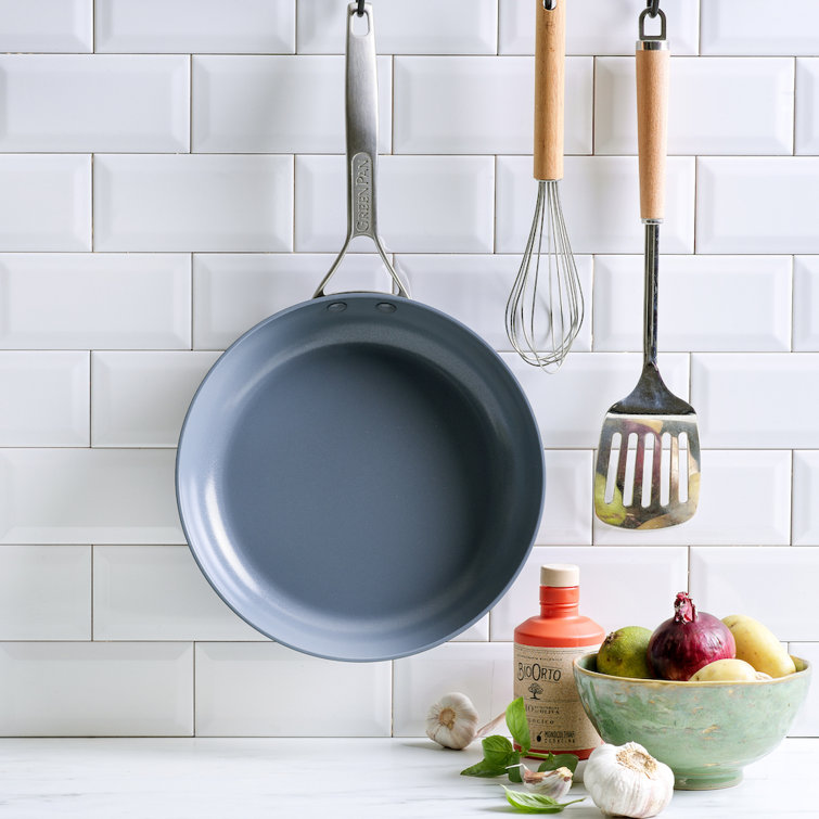 Gray 10" Aluminum Ceramic Nonstick Fry Pan