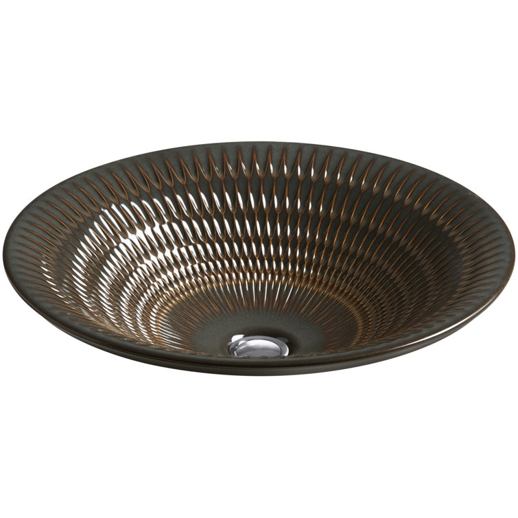 Bourbon Rutile Ceramic Above-Counter Vessel Sink