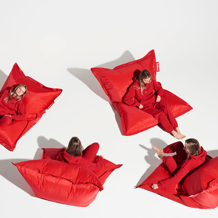 Jukka Setälä Original Red Nylon Bean Bag Lounger