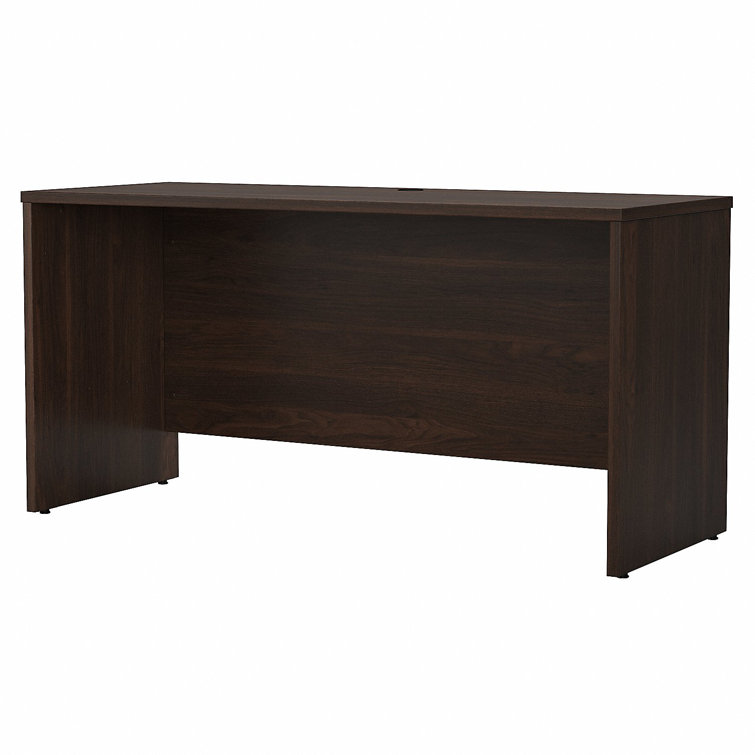 Classic Black Walnut 60'' Office Desk with Cable Management