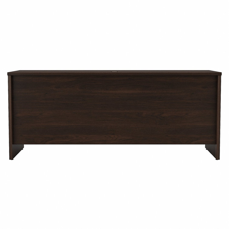 Classic Black Walnut 60'' Office Desk with Cable Management