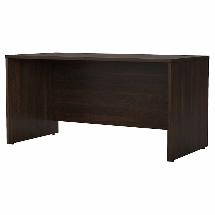 Classic Black Walnut 60'' Office Desk with Cable Management