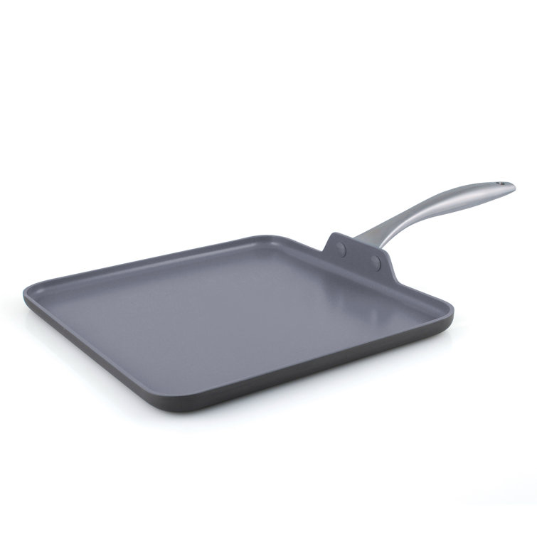Lima 11-Inch Gray Ceramic Nonstick Square Griddle