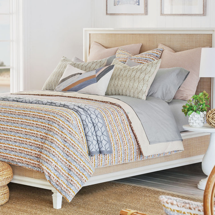 Terracotta Geometric Cotton Standard Pillow Sham