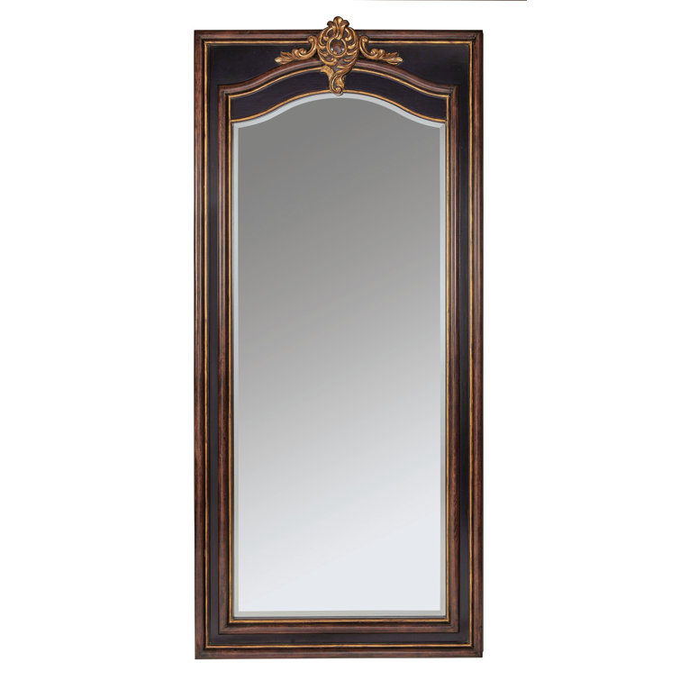 Havana Gold Trimmed Rectangular Floor Mirror