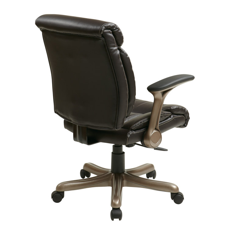 Espresso Brown High Back Leather Executive Swivel Chair