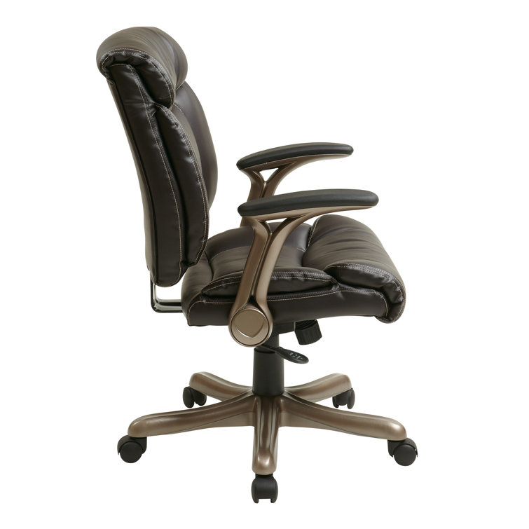 Espresso Brown High Back Leather Executive Swivel Chair