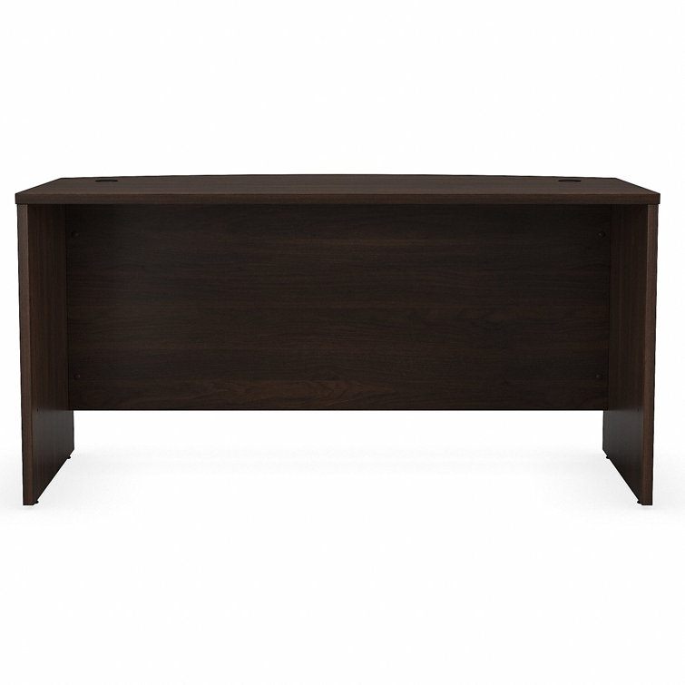 Classic Black Walnut 60'' Office Desk with Cable Management