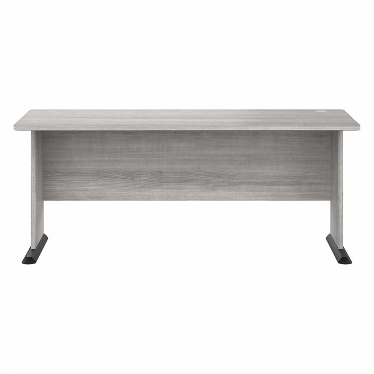 Platinum Gray 72" Wide Office Computer Desk with Cable Management