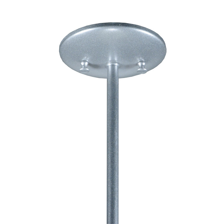 Silver Glass Globe Pendant Light for Indoor/Outdoor Use