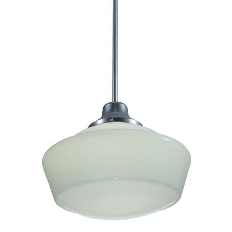 Silver Glass Globe Pendant Light for Indoor/Outdoor Use