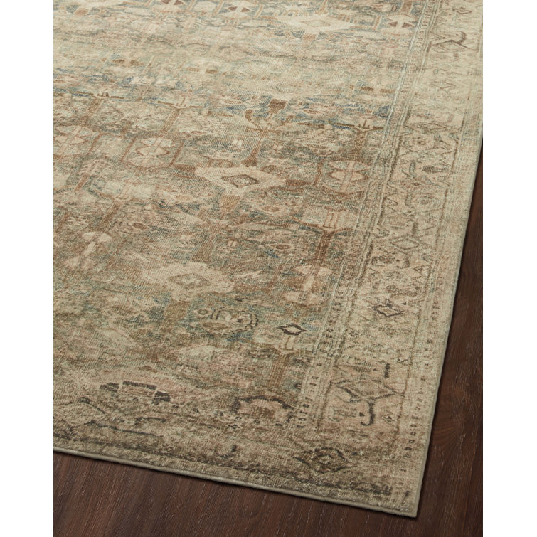 Margot 30" x 114" Antique Sage Synthetic Runner Rug