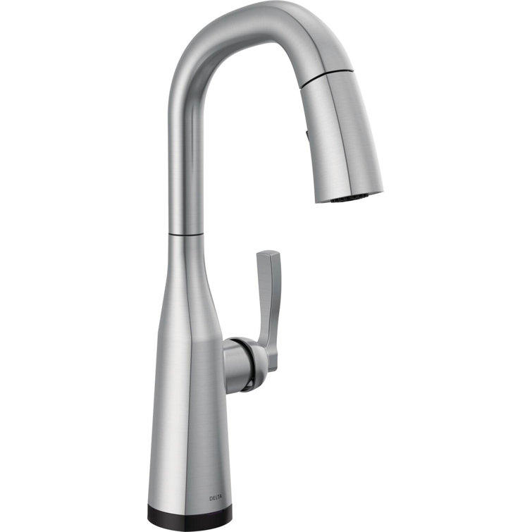 Arctic Stainless Steel Modern Pull-Out Spray Bar Faucet