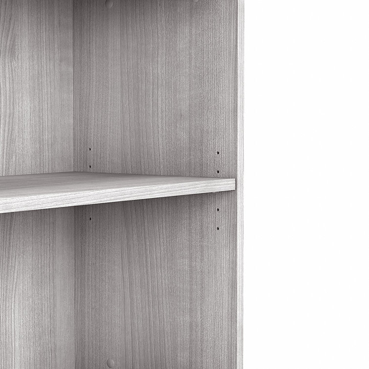 Platinum Gray Contemporary 5-Shelf Adjustable Bookcase