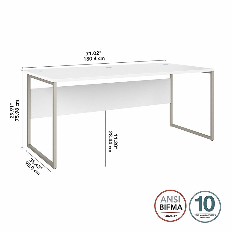 Contemporary White Corner Home Office Desk with Drawer and Filing Cabinet