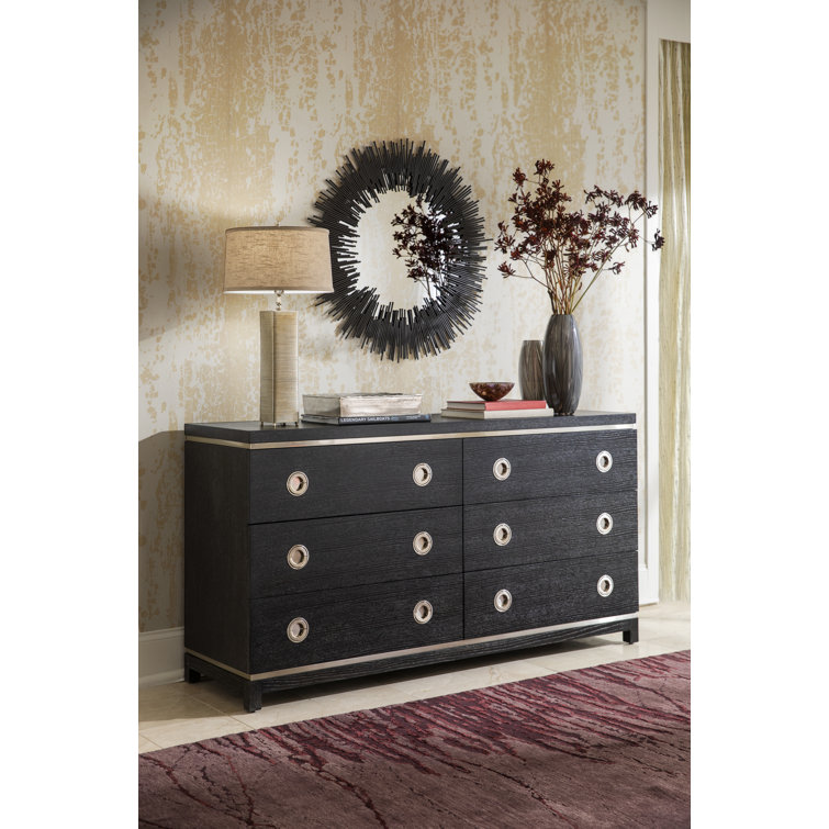 Aurora 41'' Graphite Iron and Glass Sunburst Mirror