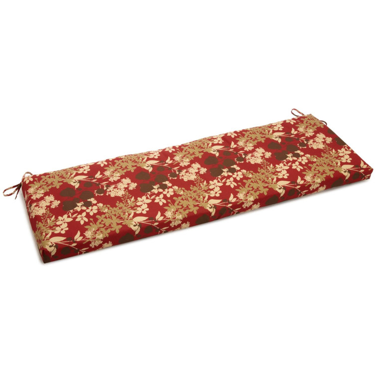 Montfleuri Sangria 57" Outdoor UV-Resistant Bench Cushion