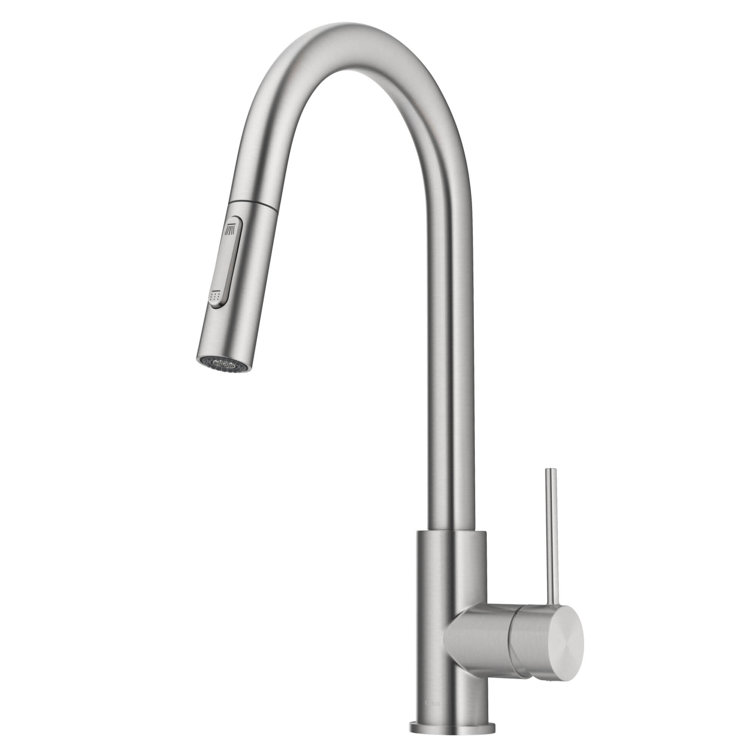 Stainless Steel Single Handle Pull Down Kitchen Faucet