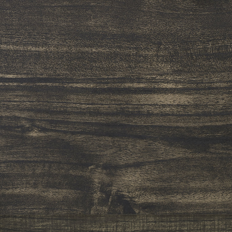 Jacobsen Industrial Brown Ash and Matte Black Hall Tree with Storage