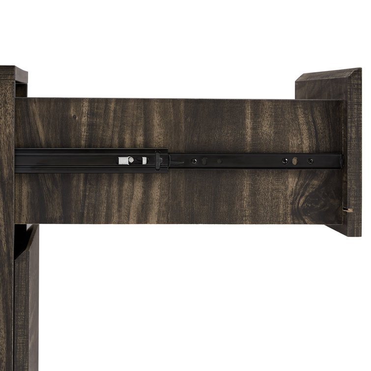 Jacobsen Brown and Black 2-Drawer Legal Size File Cabinet