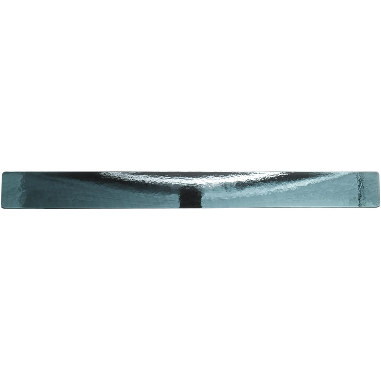 Antilia Modern Rectangular Cast Glass Vessel Bathroom Sink