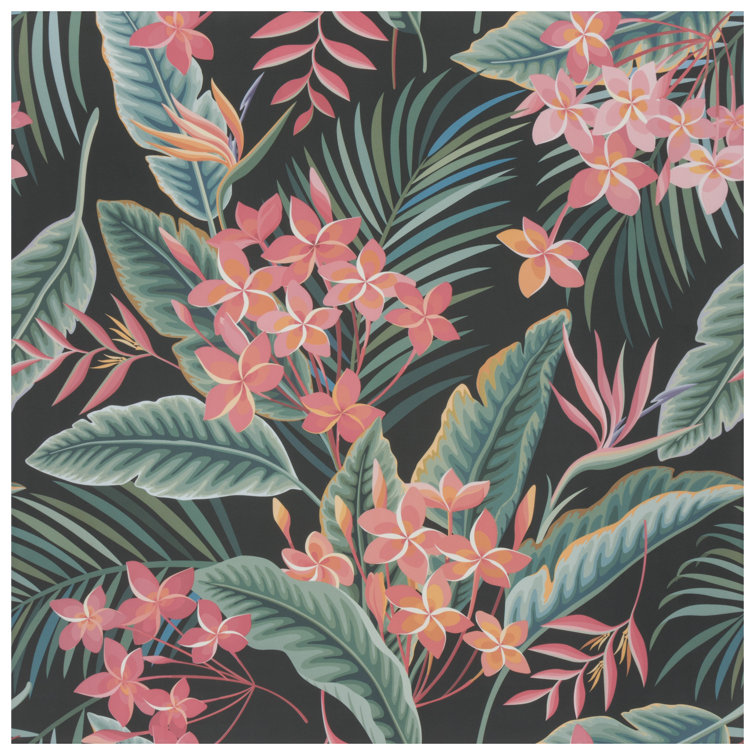 Imagine Botanical Paradise Large Matte Porcelain Tile