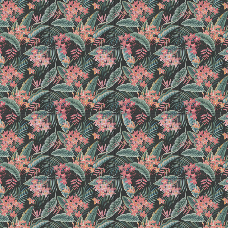 Imagine Botanical Paradise Large Matte Porcelain Tile