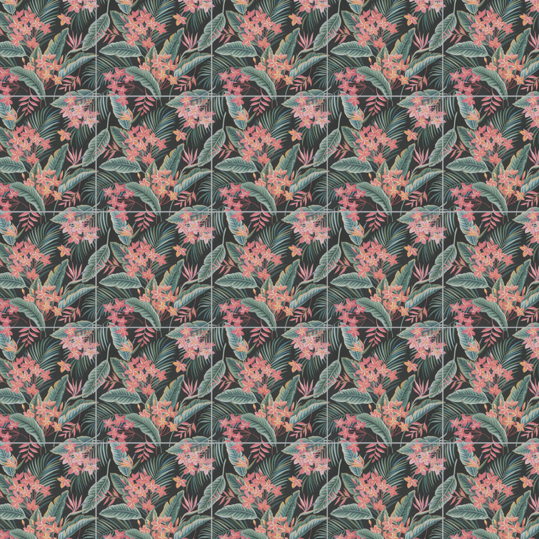 Imagine Botanical Paradise Large Matte Porcelain Tile
