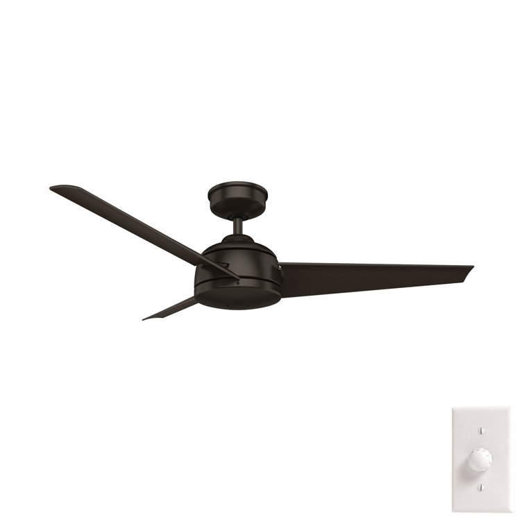 52" Premier Bronze Outdoor Ceiling Fan with Wall Control