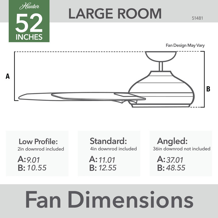 52" Premier Bronze Outdoor Ceiling Fan with Wall Control