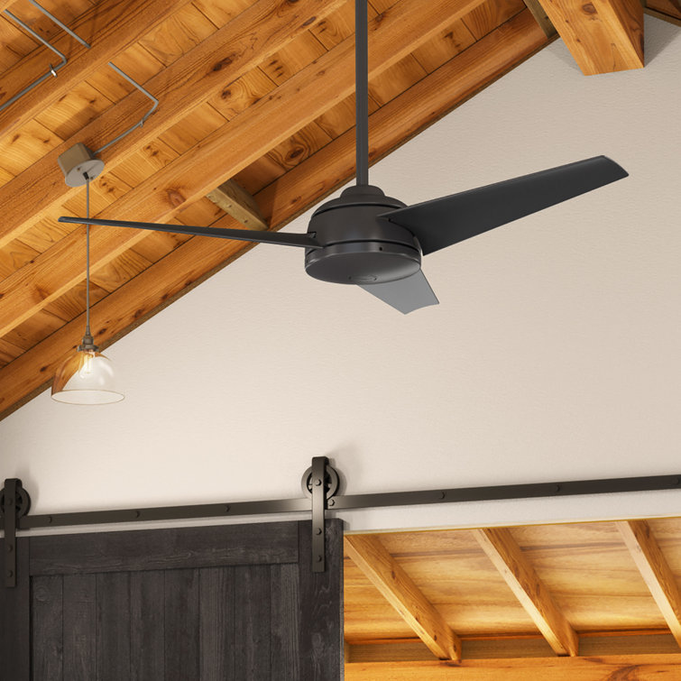 52" Premier Bronze Outdoor Ceiling Fan with Wall Control