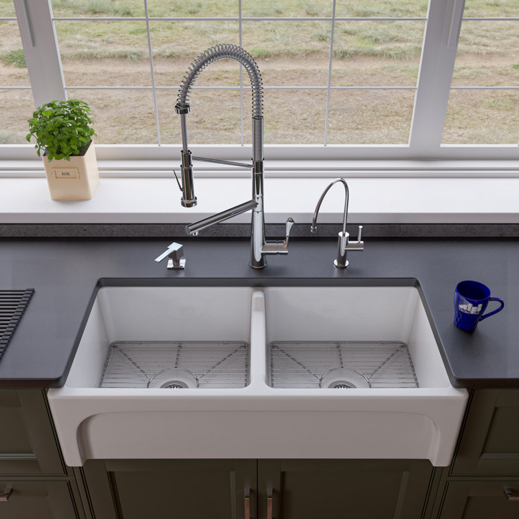 Polished Stainless Steel Kitchen Water Dispenser Faucet