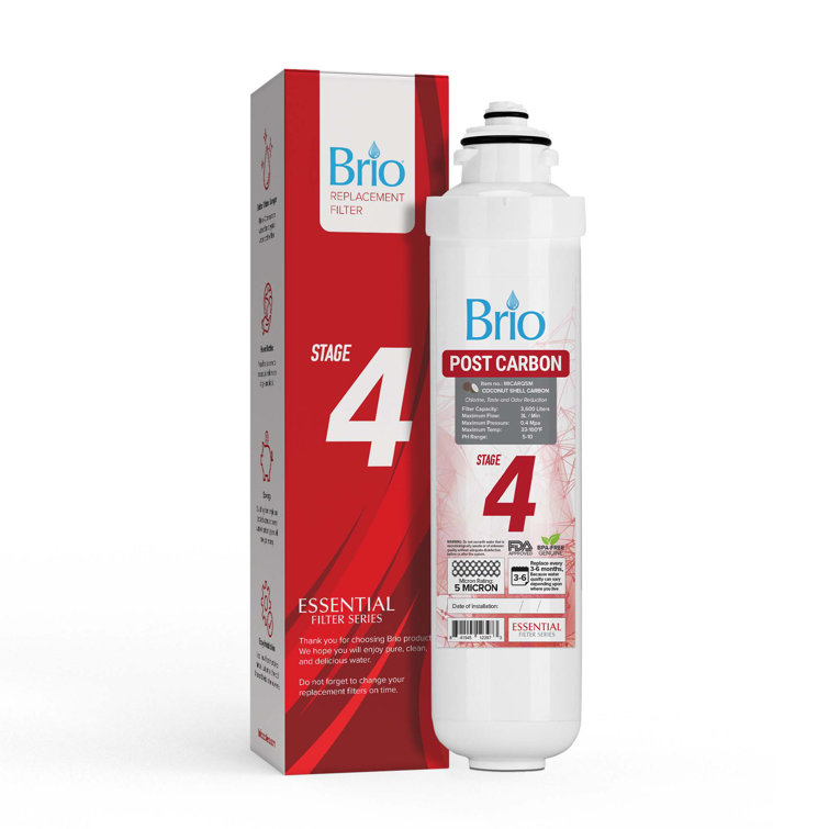 Brio Stage-4 Post Carbon Water Cooler Replacement Filter