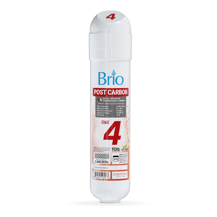 Brio Stage-4 Post Carbon Water Cooler Replacement Filter