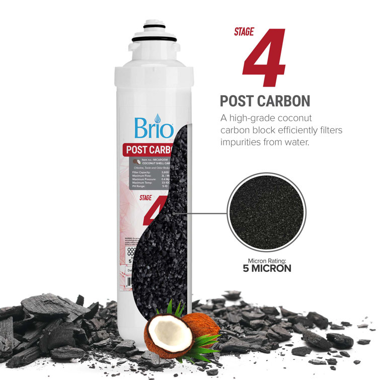 Brio Stage-4 Post Carbon Water Cooler Replacement Filter