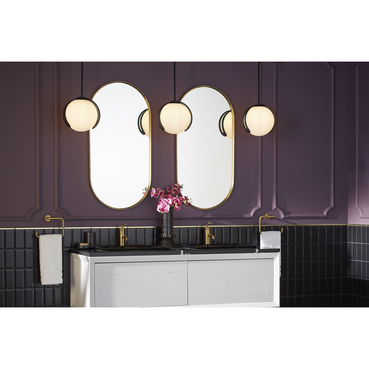 Kraga 10" Matte Black Contemporary Pendant Light