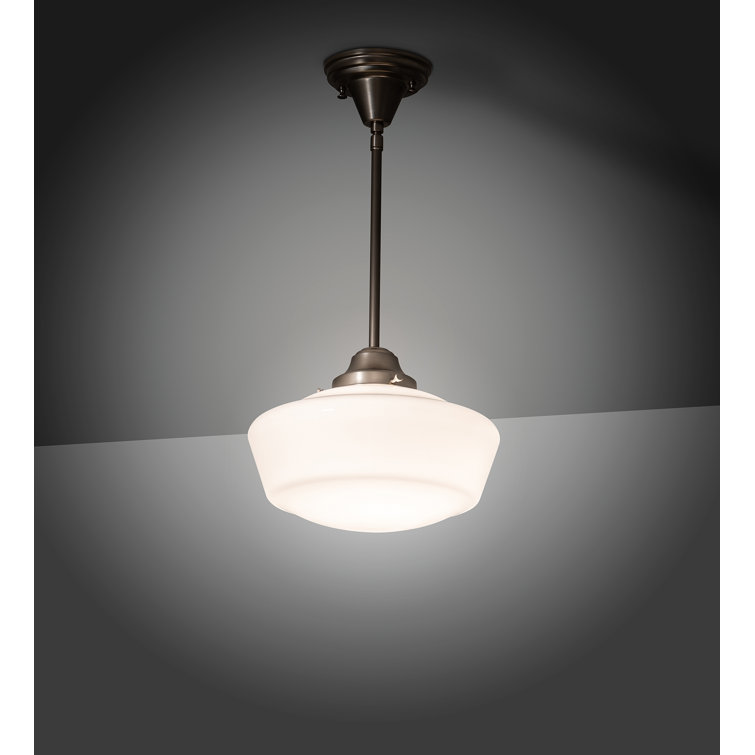 Mini Globe Brushed Nickel Indoor/Outdoor LED Pendant