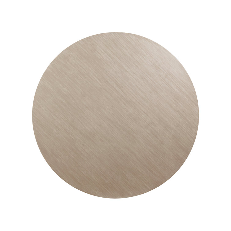Brio Bianco 54" Transitional Round Mahogany Dining Table