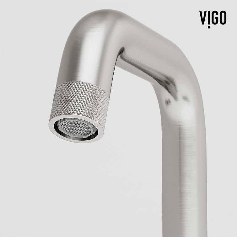 Cass Brushed Nickel Two-Handle Widespread Bathroom Faucet