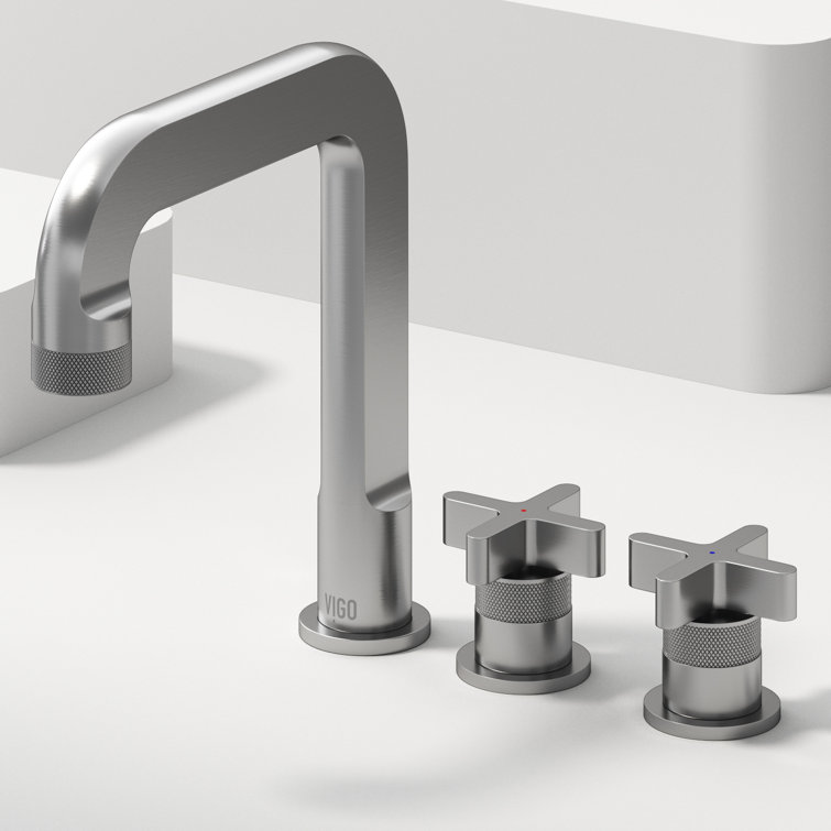 Wythe Urban Aesthetic Brushed Nickel Widespread Bathroom Faucet
