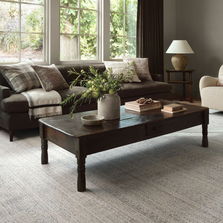 Zuma Ivory Multicolor Easy-Care Synthetic Runner Rug, 2'7" x 12'