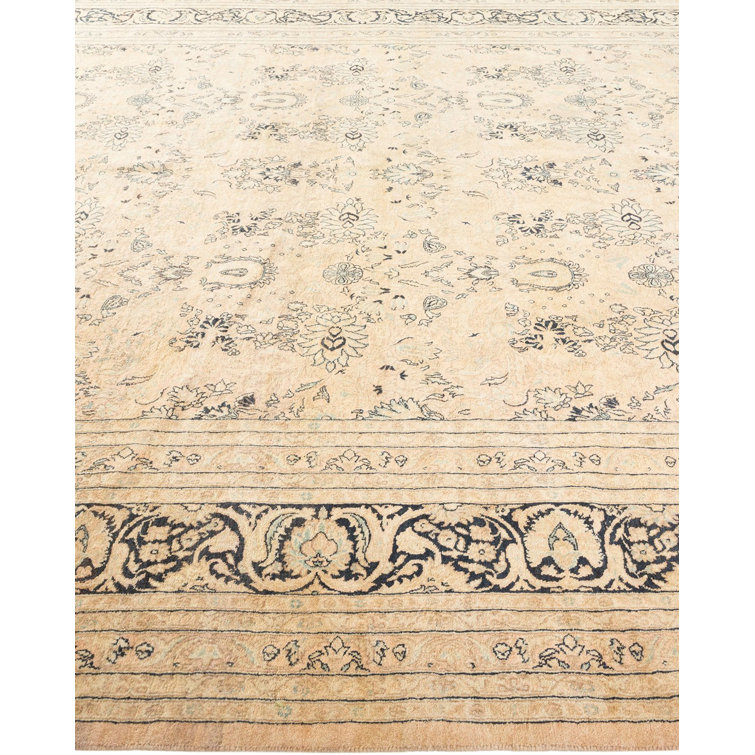 Keenan Multicolor Hand-Knotted Wool Runner Rug, 9' x 18'10"