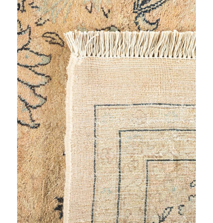 Keenan Multicolor Hand-Knotted Wool Runner Rug, 9' x 18'10"