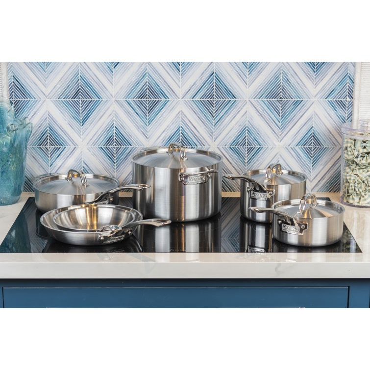Viking Professional 5-Ply Stainless Steel 10-Piece Cookware Set