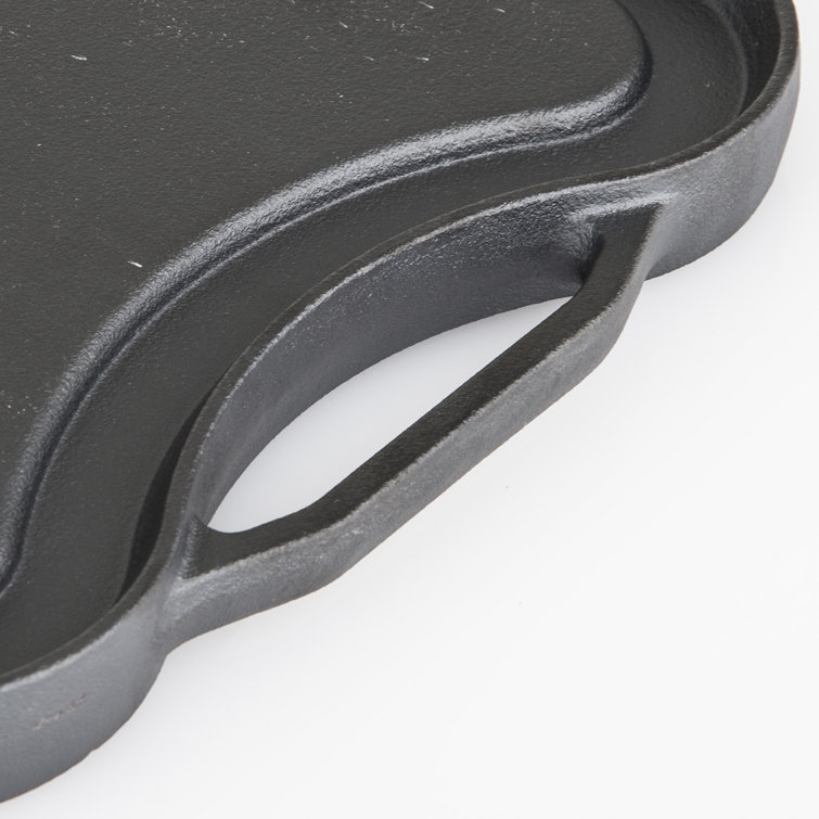 Viking 20-Inch Black Cast Iron Reversible Grill Griddle