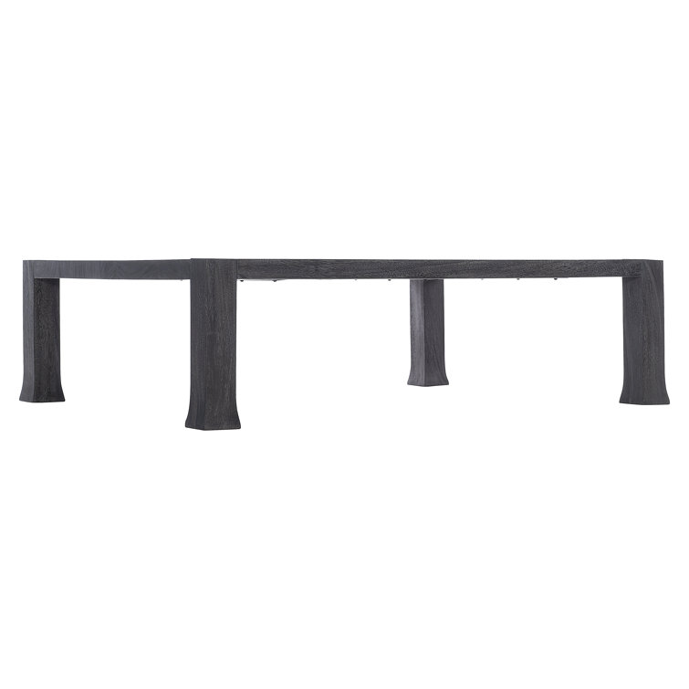 Transitional Berkely Black Rectangular Coffee Table with Storage