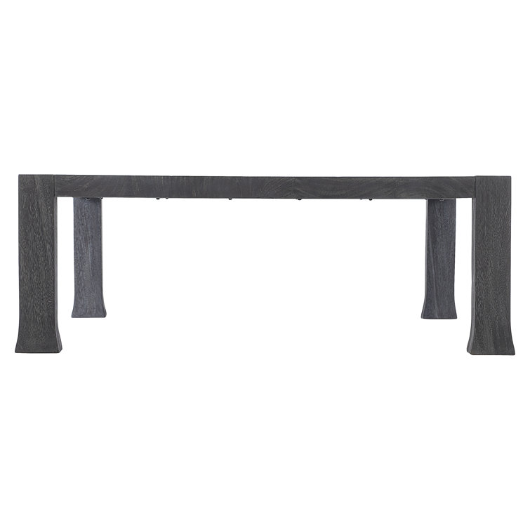 Transitional Berkely Black Rectangular Coffee Table with Storage