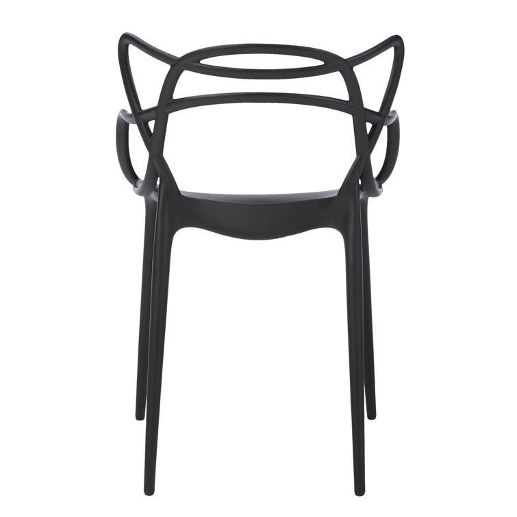 Masters Fusion Tribute Black Stackable Chair by Philippe Starck