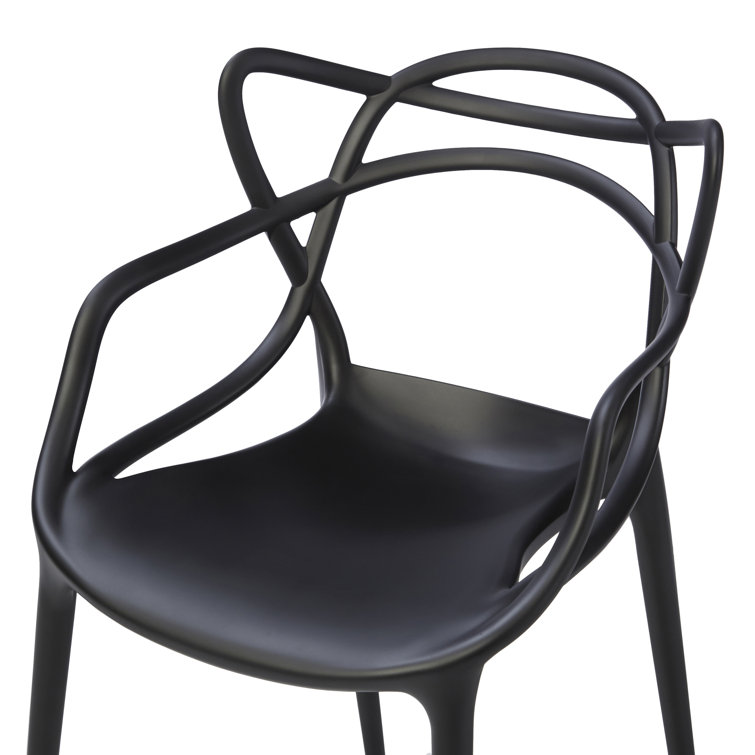 Masters Fusion Tribute Black Stackable Chair by Philippe Starck
