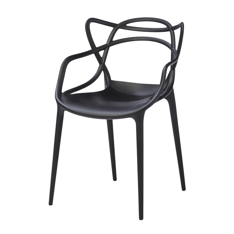 Masters Fusion Tribute Black Stackable Chair by Philippe Starck